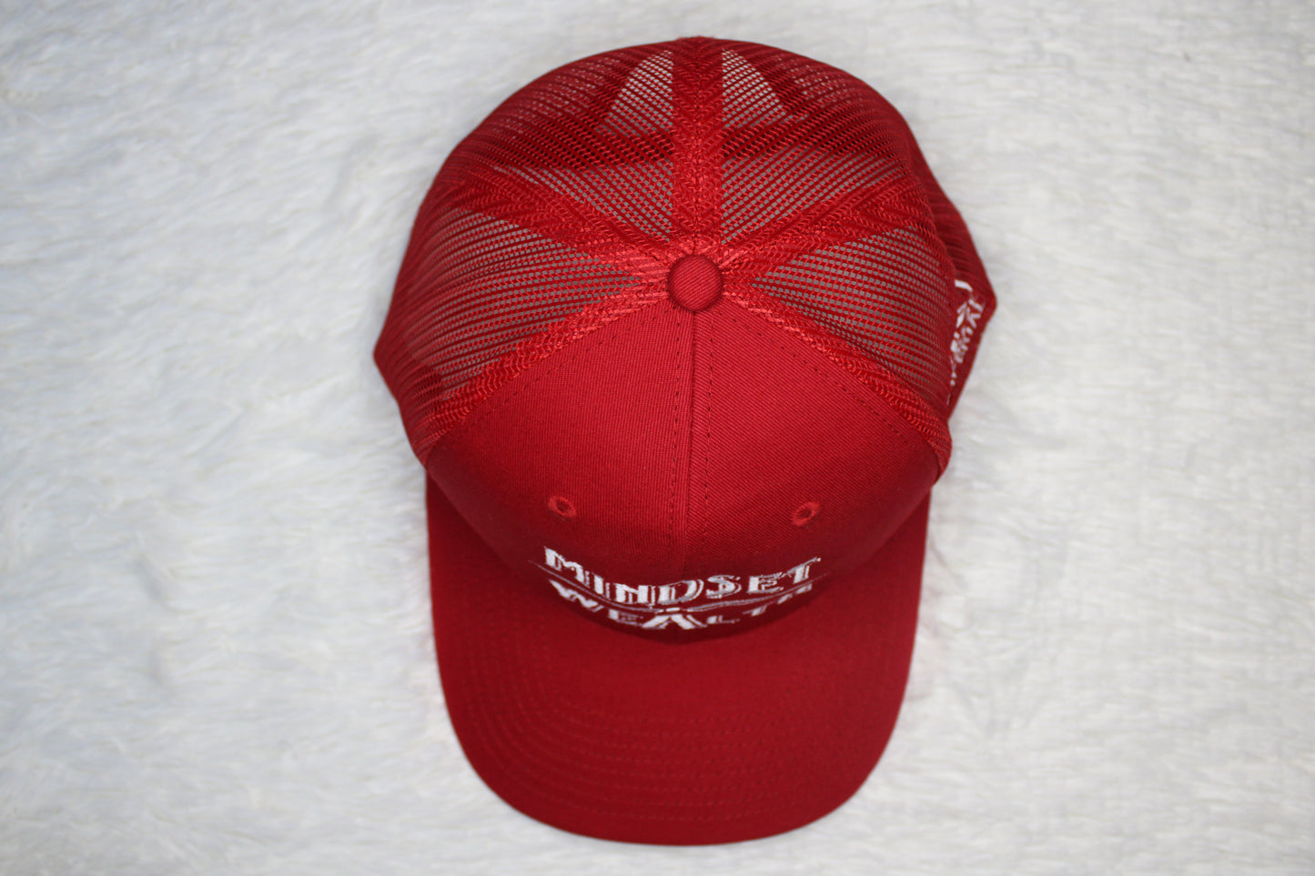 Mindset = Wealth Trucker Hat (Red)
