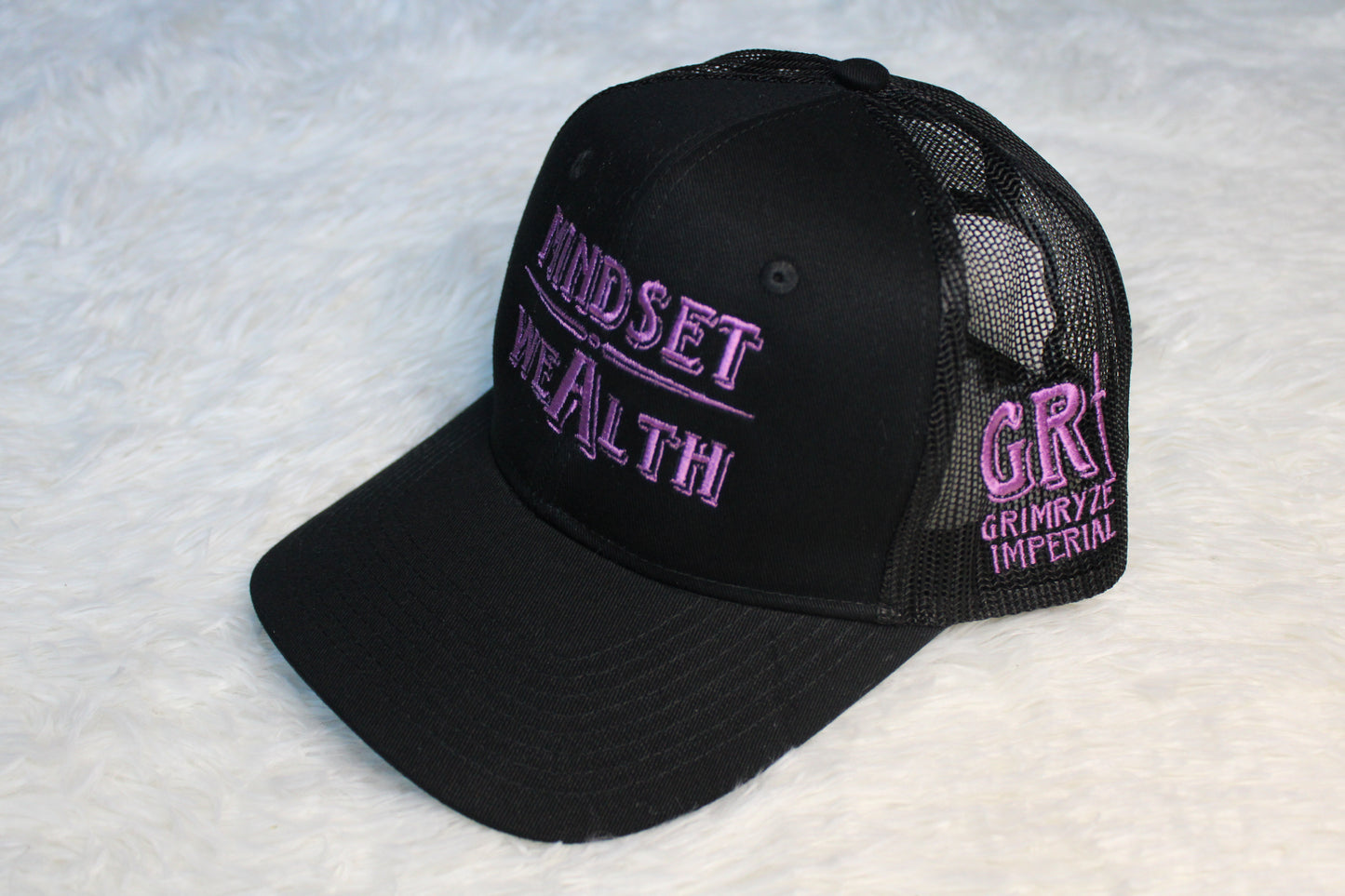 Mindset = Wealth Trucker Hat (Black)