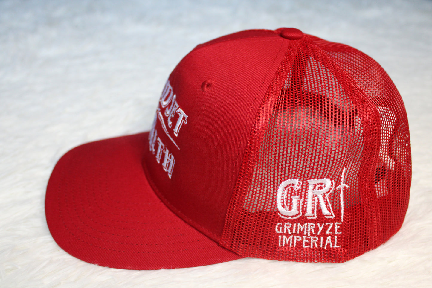 Mindset = Wealth Trucker Hat (Red)